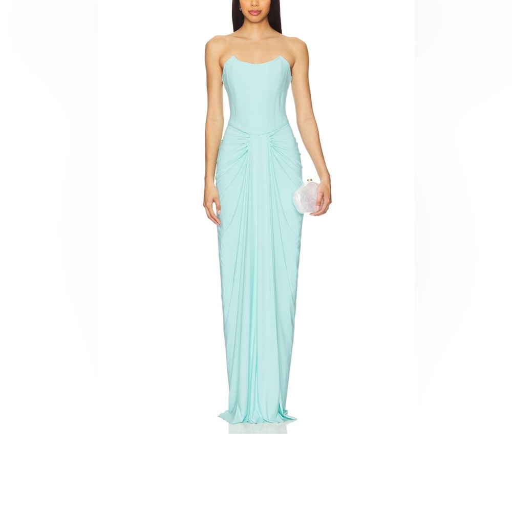 Pearl gown in green